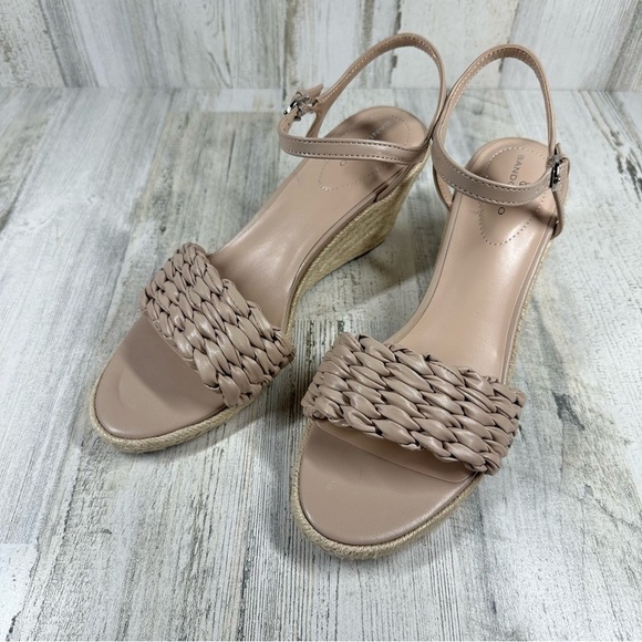 New Bandolino Womens Jingle 3 Faux Leather Ankle Strap Wedge Sandals #756 - Picture 4 of 10